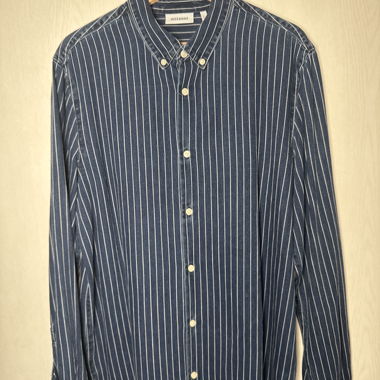 Camicia a righe blu/bianco Taglia M