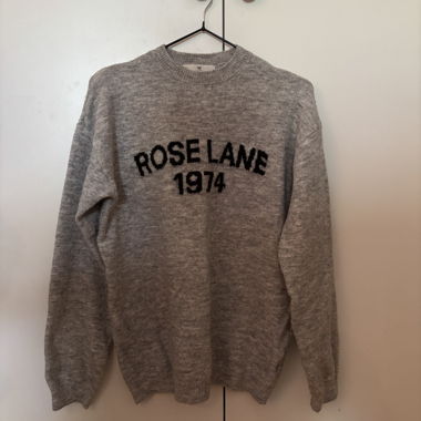Strickpullover grau