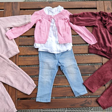 Set completo per bambina, taglia 80