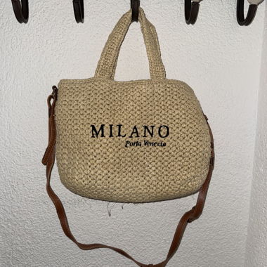 Shopping bag intrecciata