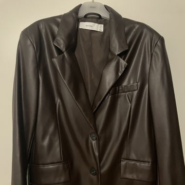 Leder Blazer