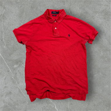 vintage polo ralph lauren shirt red/black