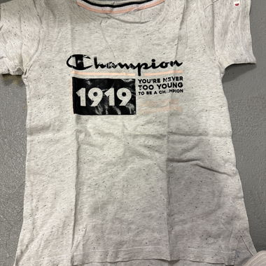 T-shirt Champion grigio mélange