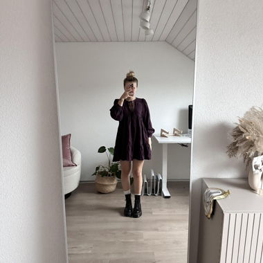 ZARA Kleid - Aubergine