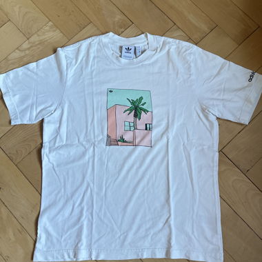 T-shirt Adidas bianco