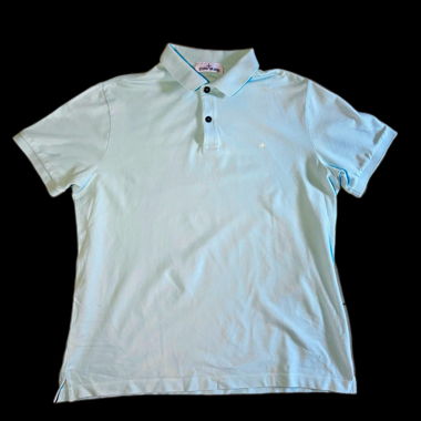 Stone Island Light Blue Polo