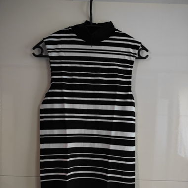 Black and White Striped Tank Top