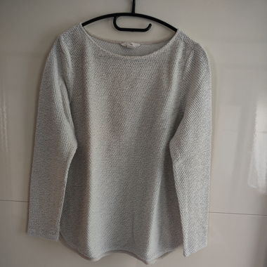 Pull en maille blanc
