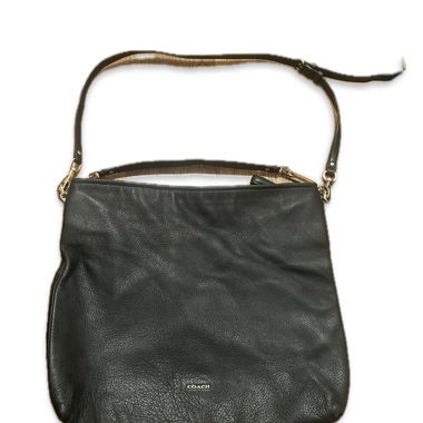 Borsa a tracolla Coach nera in pelle