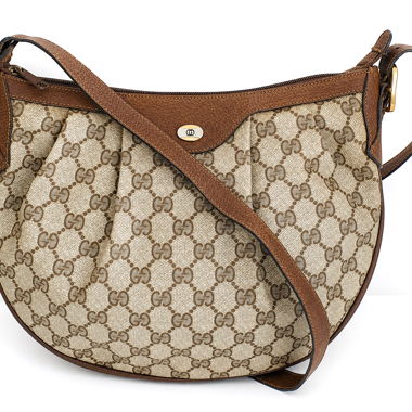 Sac bandoulière vintage Gucci en cuir