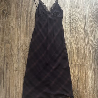Bershka Dark Brown Dress
