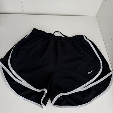 Black Nike Sport Shorts with White Trim