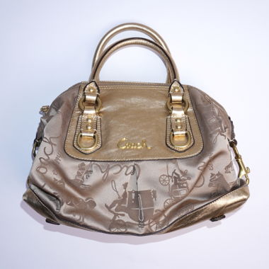 Sac à main Coach à monogramme