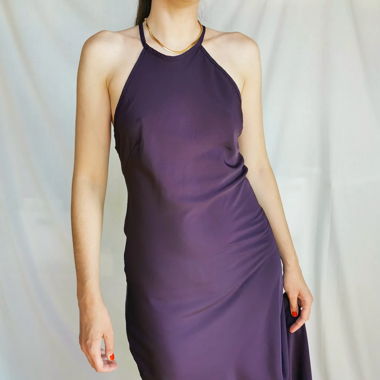 Vintage purple minimal slipdress
