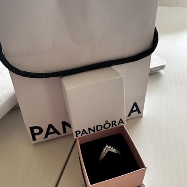 Anello Pandora in argento 925, taglia 54