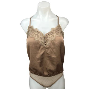 Lace Satin Bodysuit
