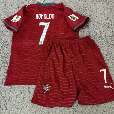 Set maglia Portogallo Ronaldo 140cm 152cm 164cm 