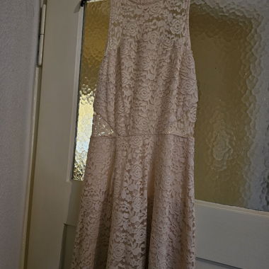 Robe dentelle rose poudré Tally Weijl taille M