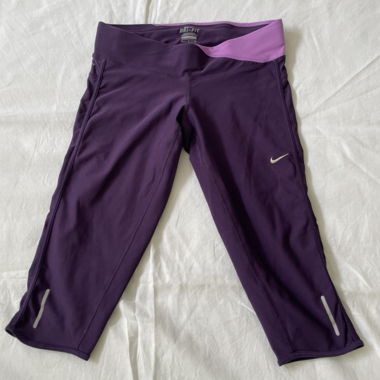 Nike Dri-FIT Purple Capri Tights