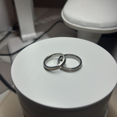 Alliances pour couple en acier inoxydable