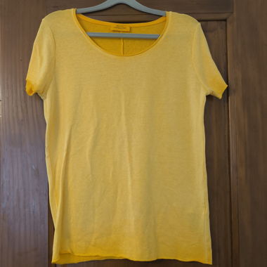 T-shirt jaune orange de just fashion