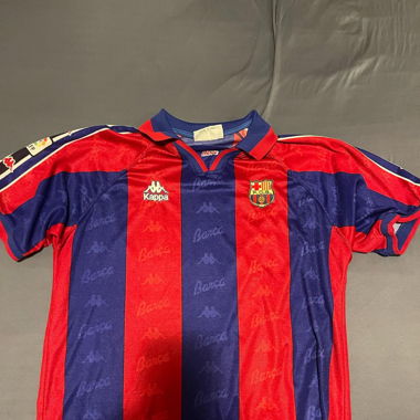 Barcelone Maillot Kappa #10 1996-1997 