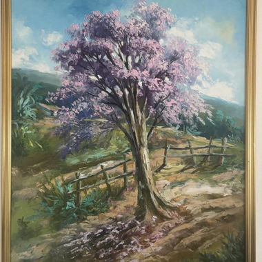Framed Landscape Painting