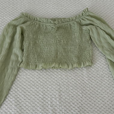 Top verde carino
