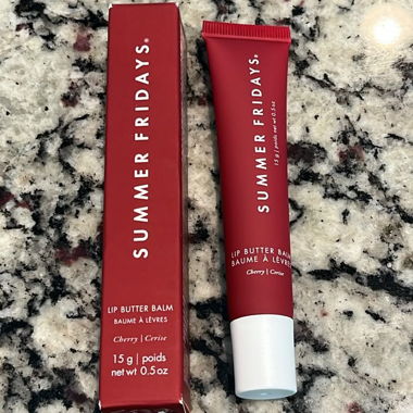 Summer Fridays cherry lip tint 