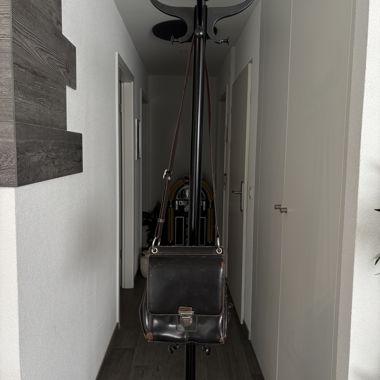 Braune Umhängetasche aus Leder