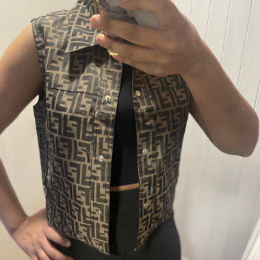Fendi Vintage Zucca FF All-Over Vest