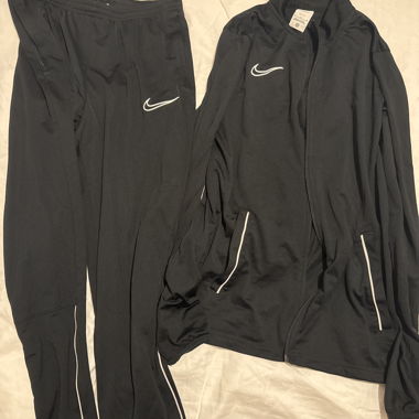 Nike black tracksuit set