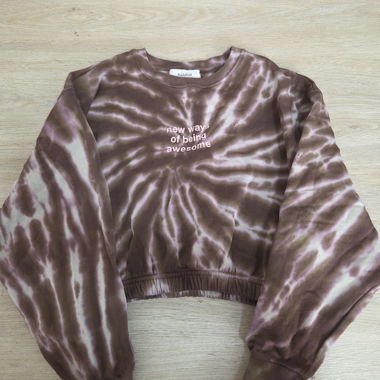 Felpa Pullover Tie-Dye