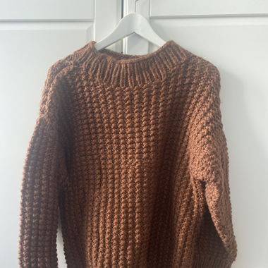 Strickpullover braun