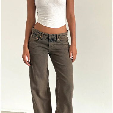 Motel Rocks Low Rise Parallel Jeans