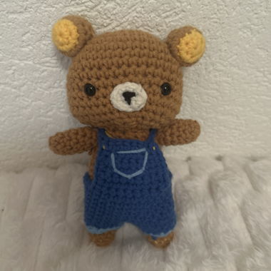 Peluche ours fait main
