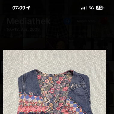 VINTAGE DENIM COLOUR VEST