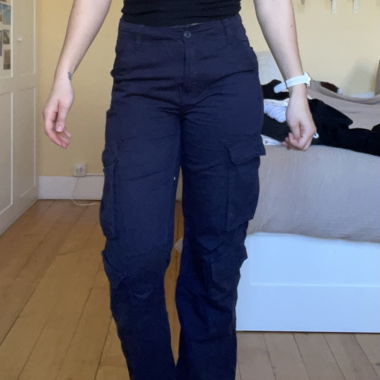 Pantalon cargo bleu foncé