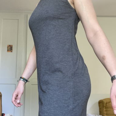 High neck dress