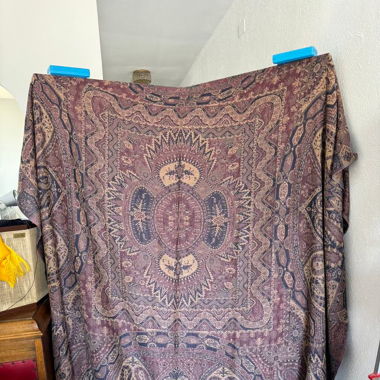 Stoffa in lana kashmire tessuta a mano
