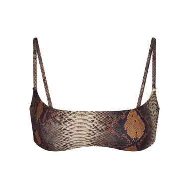 Skims Bikini Top „Desert Snake Print“