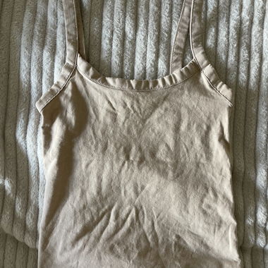 Beige H&M Basic Top XS
