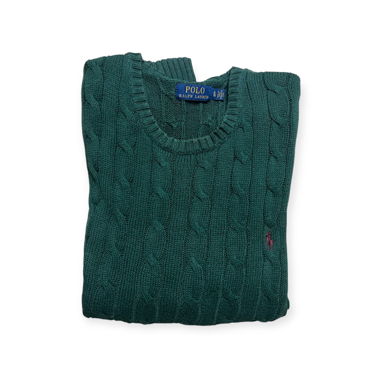 RALPH LAUREN MAGLIONE POLO TRECCIA TAGLIA XL UOMO