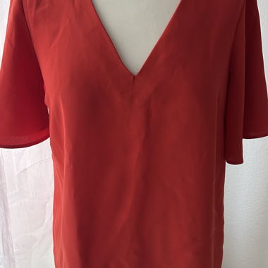 Rotes Selected Femme Blusenshirt, Shirt, S - M