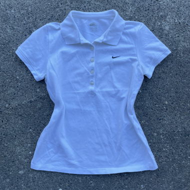 Nike White Polo Shirt size M