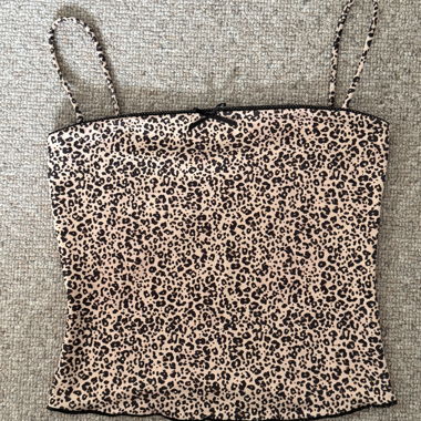 Bershka Leopard Top