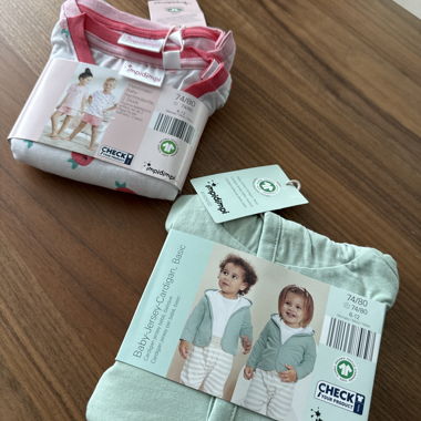Ensemble en jersey bébé 74/80