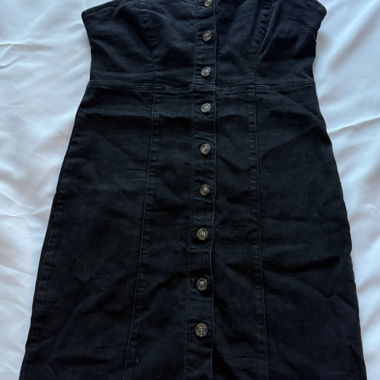 Vestito in denim nero Taglia M