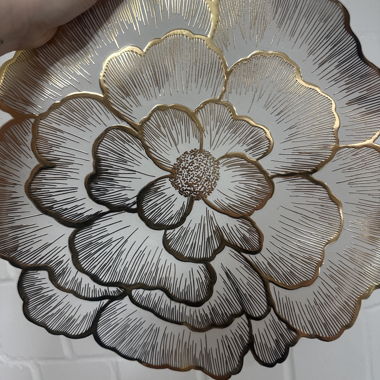 Lot de 10 dessous de table avec motif floral