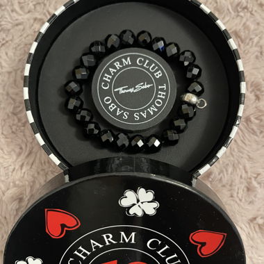 Bracciale Thomas Sabo Charm Club nero